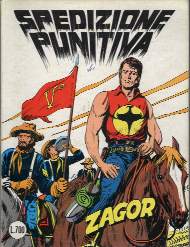 copertina zagor zenith numero 134 di Gallieno Ferri