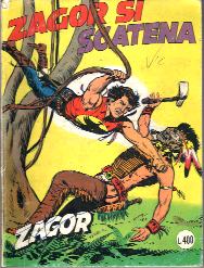 copertina zagor zenith numero 146 di Gallieno Ferri