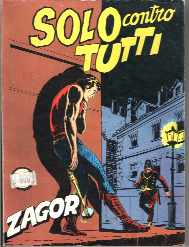 copertina zagor zenith numero 36 di Gallieno Ferri