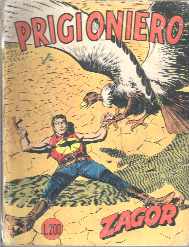 copertina zagor zenith numero 38 di Gallieno Ferri