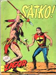 copertina zagor zenith numero 45 di Gallieno Ferri