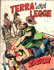 copertina zagor zenith numero 72 di Gallieno Ferri