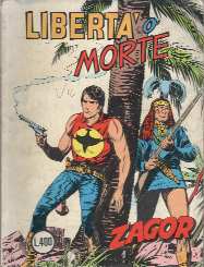 copertina zagor zenith numero 91 di Gallieno Ferri