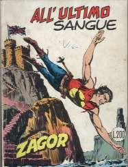 copertina zagor zenith numero 92 di Gallieno Ferri