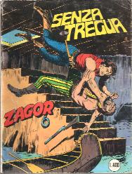 copertina zagor zenith numero 154 di Gallieno Ferri