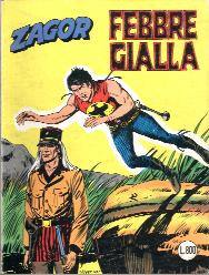 copertina zagor zenith numero 156 di Gallieno Ferri