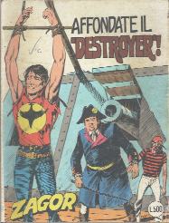 copertina zagor zenith numero 163 di Gallieno Ferri