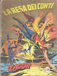 copertina zagor zenith numero 165 di Gallieno Ferri