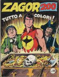 copertina zagor zenith numero 200 di Gallieno Ferri