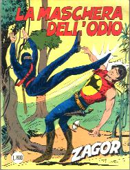 copertina zagor zenith numero 207 di Gallieno Ferri