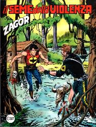 copertina zagor zenith numero 440 di Gallieno Ferri