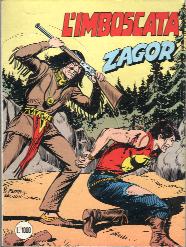 copertina zagor zenith numero 224 di Gallieno Ferri