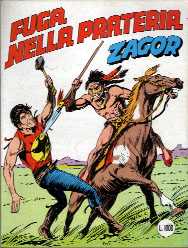 copertina zagor zenith numero 233 di Gallieno Ferri