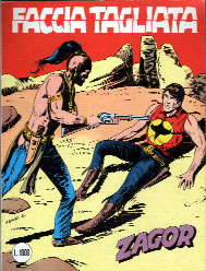 copertina zagor zenith numero 234 di Gallieno Ferri