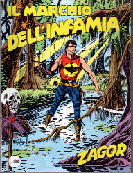 copertina zagor zenith numero 235 di Gallieno Ferri