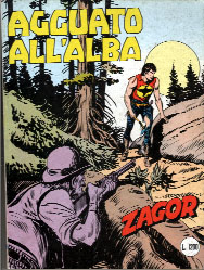 copertina zagor zenith numero 238 di Gallieno Ferri