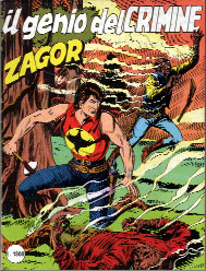 copertina zagor zenith numero 252 di Gallieno Ferri