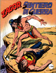 copertina zagor zenith numero 256 di Gallieno Ferri