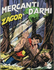 copertina zagor zenith numero 257 di Gallieno Ferri