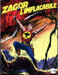 copertina zagor zenith numero 260 di Gallieno Ferri